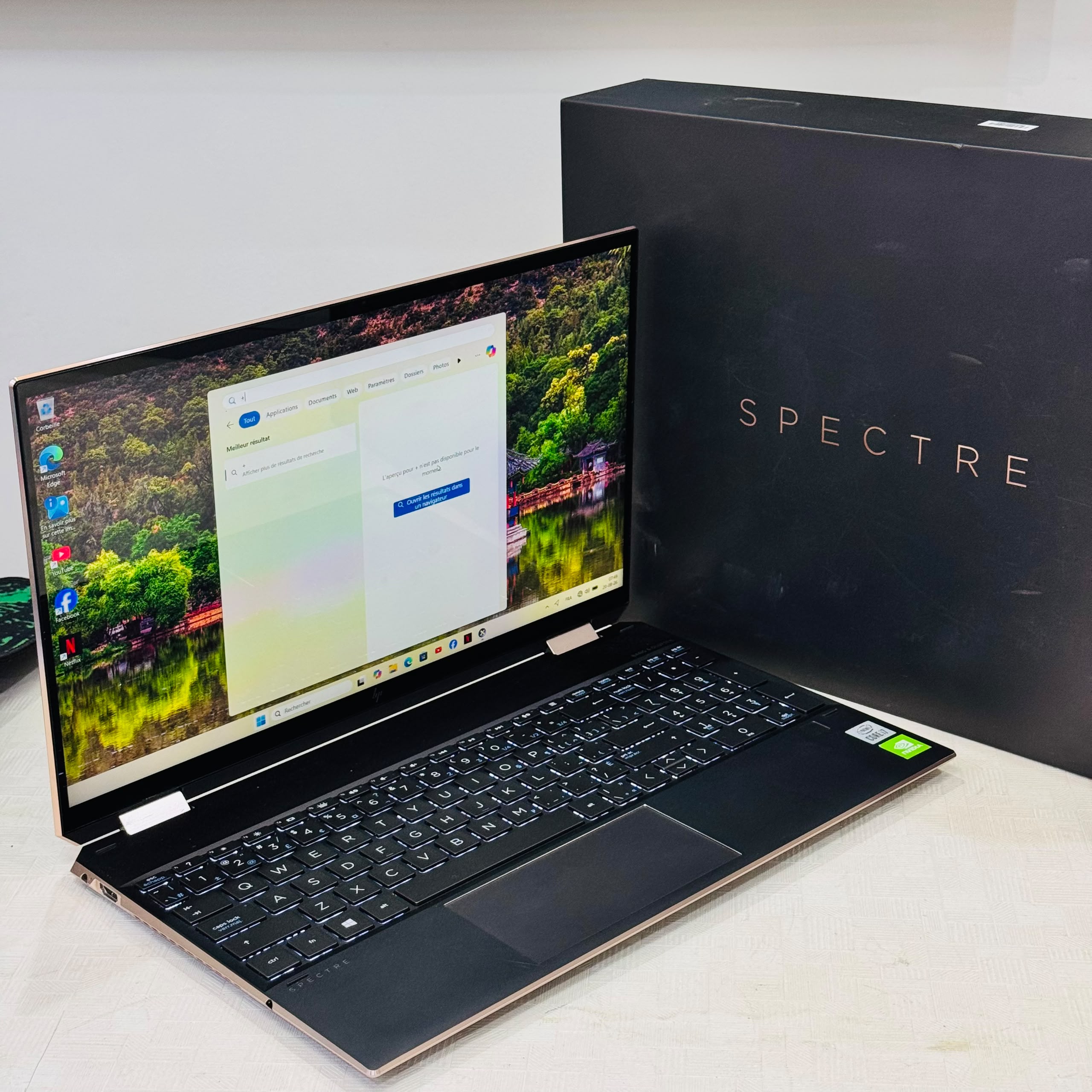 HP SPECTRE 15 2 en 1 tactile [cor i7 10th. Ram 16Go , 512Go. 2Go dédié